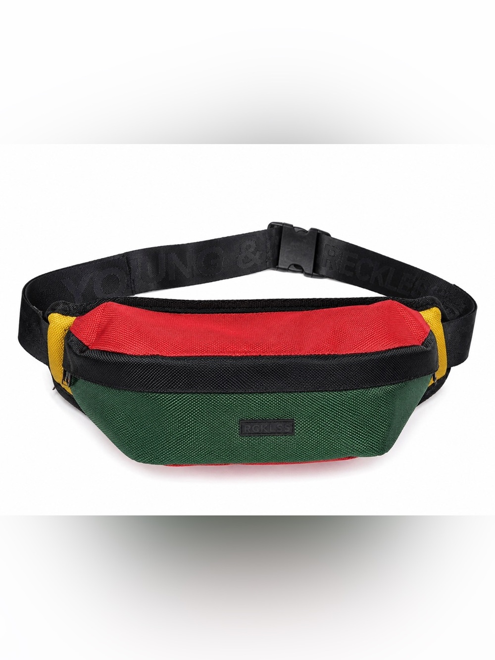 Young & Reckless Colorblock RCKLSS Waist Bag Fanny Pack Streetwear